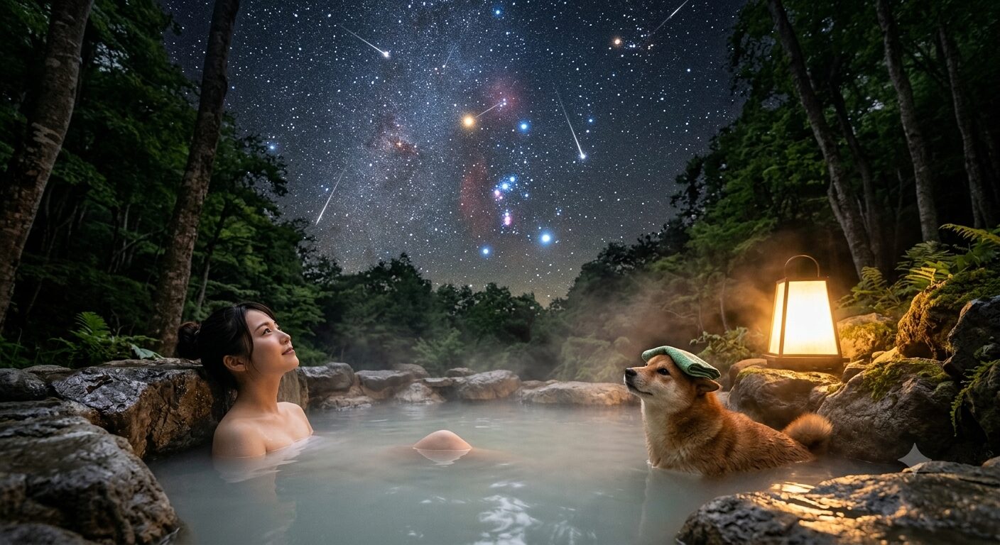 乳頭温泉の露天風呂